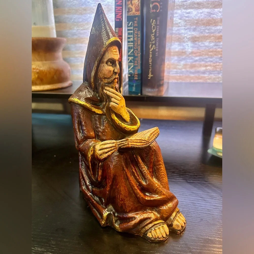 Vintage bookends  10” Studious monks set - Picture 9 of 16